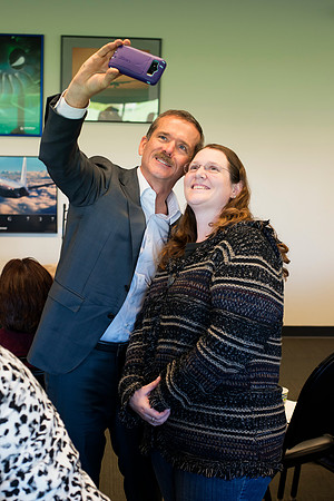 Hadfield selfie