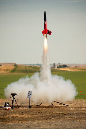 Tri Cities Rocketeers June 20174 Launch