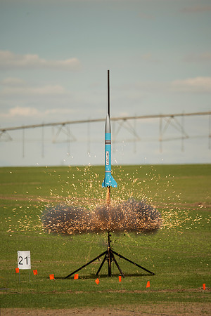 Tri Cities Rocketeers June 20174 Launch