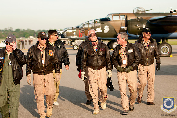 Crew of B-25A Miss Hap